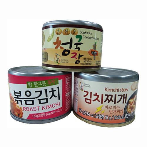 Canned Foods _Stir fried kimchi_ kimchi stew_ CheongGukJang_